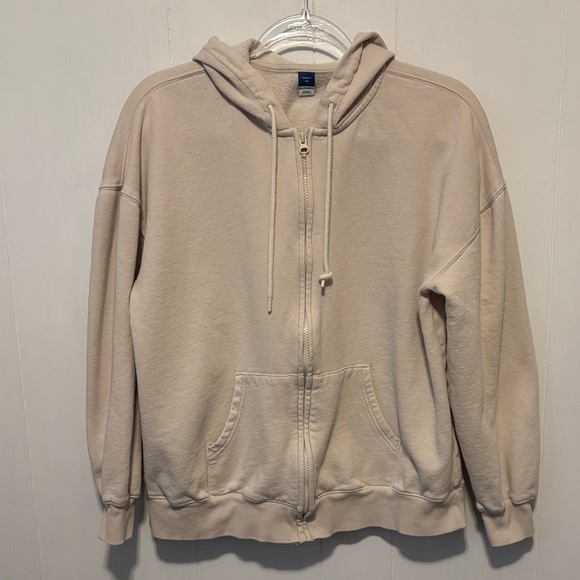 Old Navy Tops - Old Navy So Comfy Oversized Cream  Hoodie